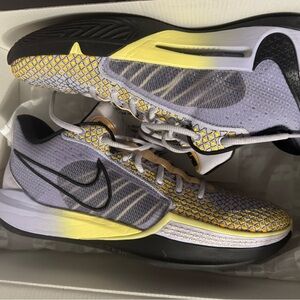 Nike Men's Black, Yellow, and Gray Athletic Shoes